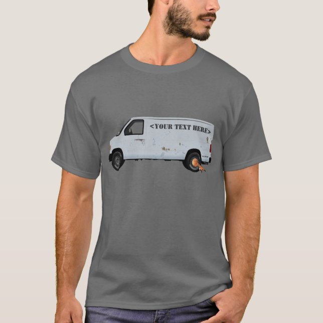 kundenspezifischer Packwagen T-Shirt (Vorderseite)