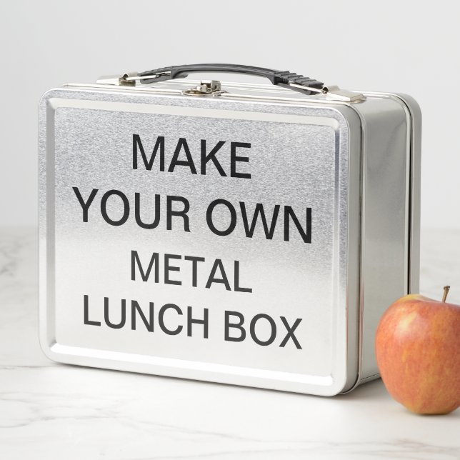 Kundenspezifischer personalisierter klassischer metall brotdose (Beispiel)