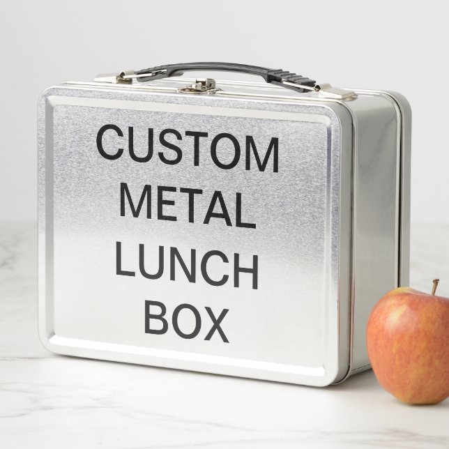 Kundenspezifischer personalisierter klassischer metall brotdose (Beispiel)