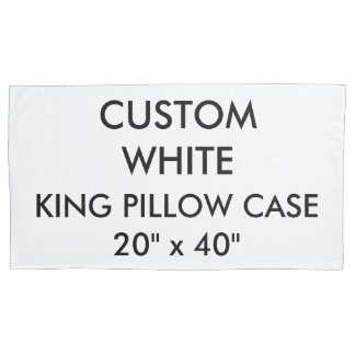 Kundenspezifischer personalisierter König Size Kissenbezug