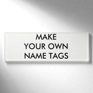 Kundenspezifischer personalisierter ovaler namenschild