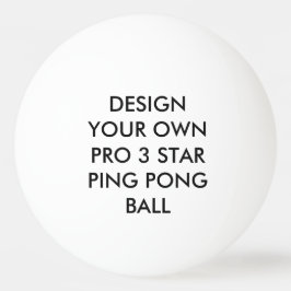 Kundenspezifischer personalisierter SternPing Pong Tischtennisball