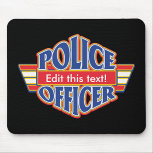 Kundenspezifischer Polizeibeamte Mousepad