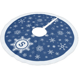 Kundenspezifischer Polyester Weihnachtsbaumdecke