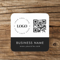 Kundenspezifischer QR-Code für Business-Logos und 