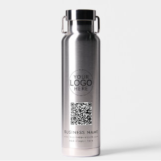 Kundenspezifischer QR-Code für moderne Unternehmen Trinkflasche