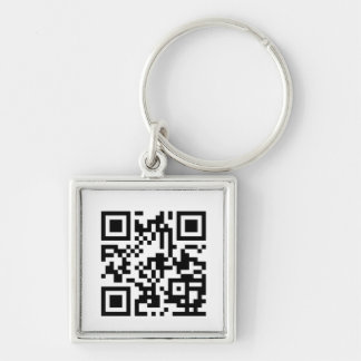 Kundenspezifischer QR Code-Schlüsselanhänger Schlüsselanhänger