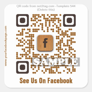 Kundenspezifischer QR Codeaufkleber (QR Quadratischer Aufkleber