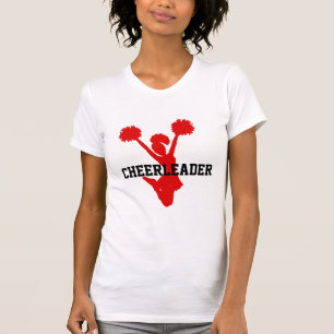 Kundenspezifischer roter Cheerleader-T - Shirt