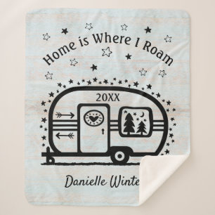 Kundenspezifischer rustikaler sherpadecke