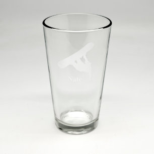Kundenspezifischer Sand ätzte Liter-Glas #16