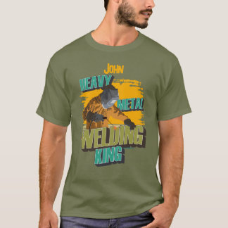 Kundenspezifischer Schweißname Welder-Königsgesche T-Shirt