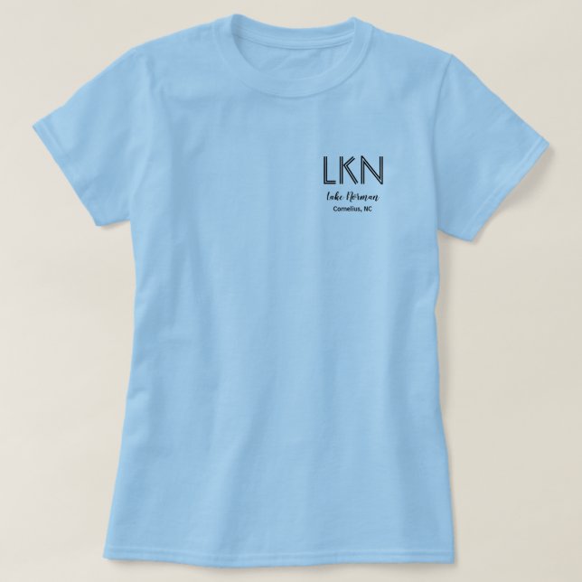 Kundenspezifischer Sename DES LIEBE-SEE-LEBENS T-Shirt (Design vorne)