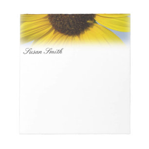 Kundenspezifischer Sonnenblume-Notizblock Notizblock