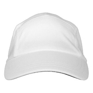 Kundenspezifischer Strick-Leistungs-Hut, weiß Headsweats Kappe