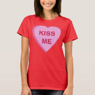 Kundenspezifischer Süßigkeits-Herz-T - Shirt