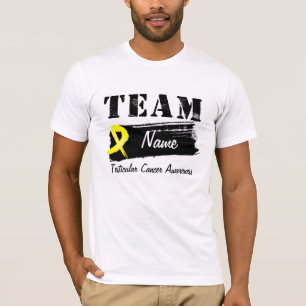 Kundenspezifischer Team-Name - Hodenkrebs T-Shirt