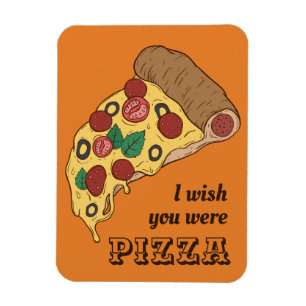 Kundenspezifischer Text-u. Farbpizza-Scheibemagnet Magnet