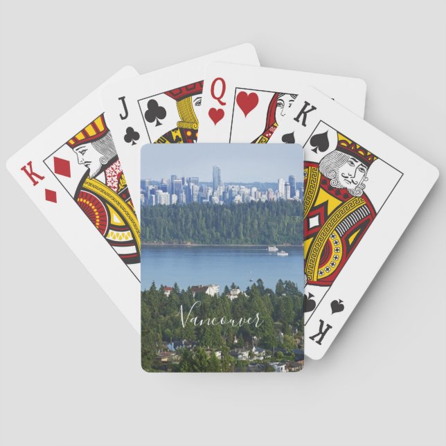 Kundenspezifischer Text Vancouver, Kanada Spielkarten (Rückseite)