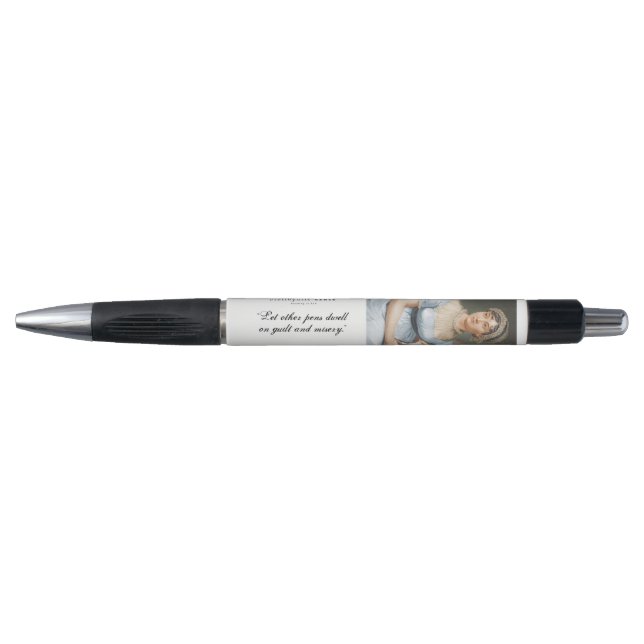 Kundenspezifischer Tinten-Stift Jane Austens mit Kugelschreiber (Vorderseite)