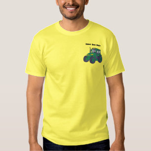 Kundenspezifischer Traktor gesticktes Shirt
