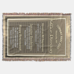 Kundenspezifischer Vintager goldener Decke