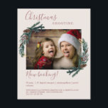 Kundenspezifischer Weihnachts-Foto-Flyer Flyer<br><div class="desc">Kundenspezifischer Weihnachts-Foto-Flyer,  Beige. Editieren Sie einfach Ihr Produkt,  indem Sie Ihr Foto hochladen und Ihren Text eingeben. Sie können den Schriftart,  die Farbe und die Position individuell durch "weitere Personalisierung" auswählen.</div>