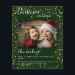 Kundenspezifischer Weihnachtslichter Foto Flyer<br><div class="desc">Kundenspezifisches Weihnachtslicht Foto Flyer,  grün. Editieren Sie einfach Ihr Produkt,  indem Sie Ihr Foto hochladen und Ihren Text eingeben. Sie können den Schriftart,  die Farbe und die Position individuell durch "weitere Personalisierung" auswählen.</div>