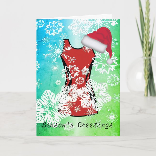 Kundenspezifischer WeihnachtsNetball und Feiertagskarte (Vorderseite)