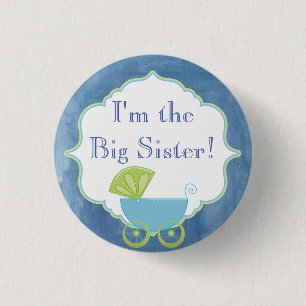 Kundenspezifisches Baby-Duschen-Party bin ich der Button