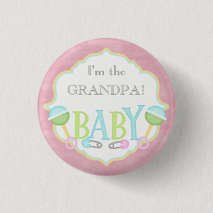 Kundenspezifisches Baby-Duschen-Party bin ich der Button