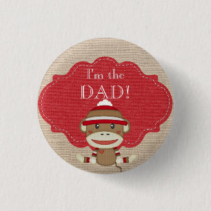 Kundenspezifisches Baby-Duschen-Party bin ich der Button