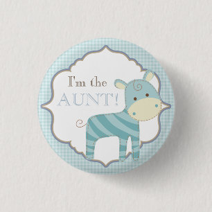 Kundenspezifisches Baby-Duschen-Party bin ich die Button