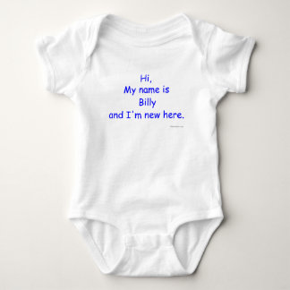 Kundenspezifisches Baby   hallo mein Name ist….und Strampler