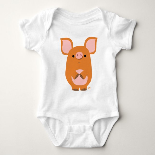 Kundenspezifisches Babykleid des schüchternen Baby Strampler (Vorderseite)