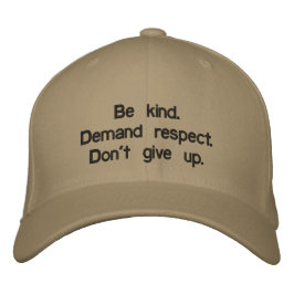 Kundenspezifisches Baseball Cap Sprichwort gibt ni Bestickte Kappe
