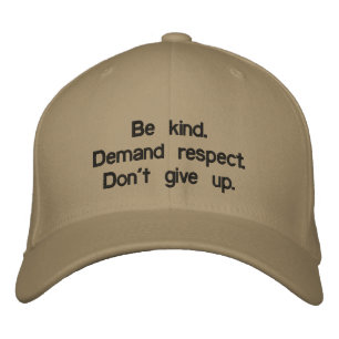 Kundenspezifisches Baseball Cap Sprichwort gibt ni Bestickte Kappe