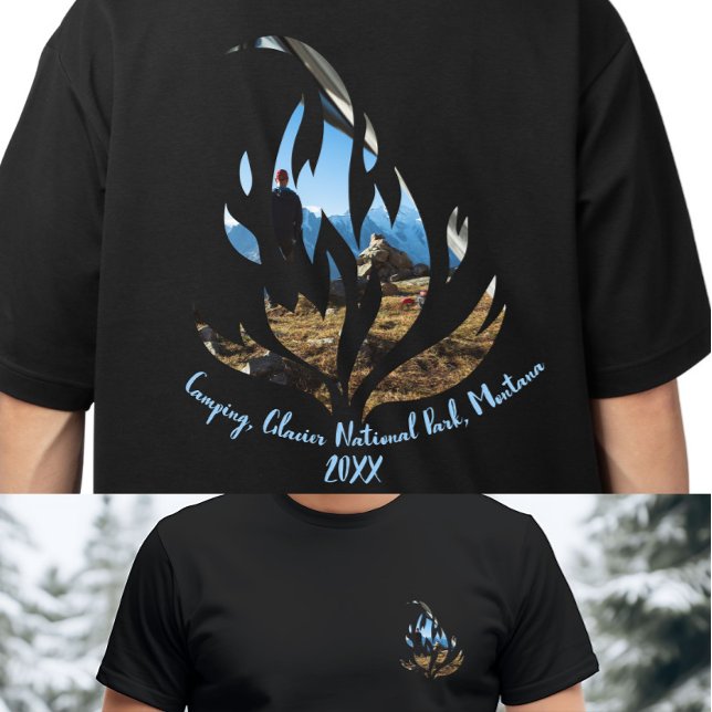 Kundenspezifisches Camp Fire Team T-Shirt (Von Creator hochgeladen)