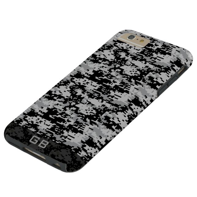Kundenspezifisches Didgital Camouflage-Monogramm Case-Mate iPhone Hülle (Oberseite)
