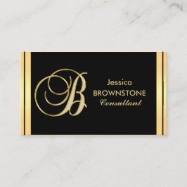 Kundenspezifisches elegantes mit Monogramm Visitenkarte