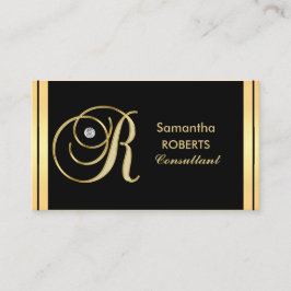 Kundenspezifisches elegantes mit Monogramm Visitenkarte