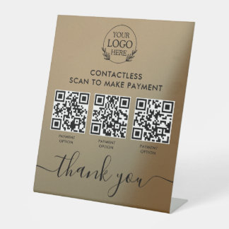 Kundenspezifisches Endkundenwerbung mit Multi-QR-C Sockelschild
