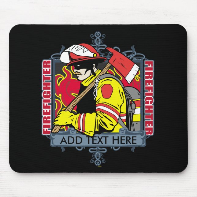 Kundenspezifisches Firefirefighter Mousepad (Vorne)