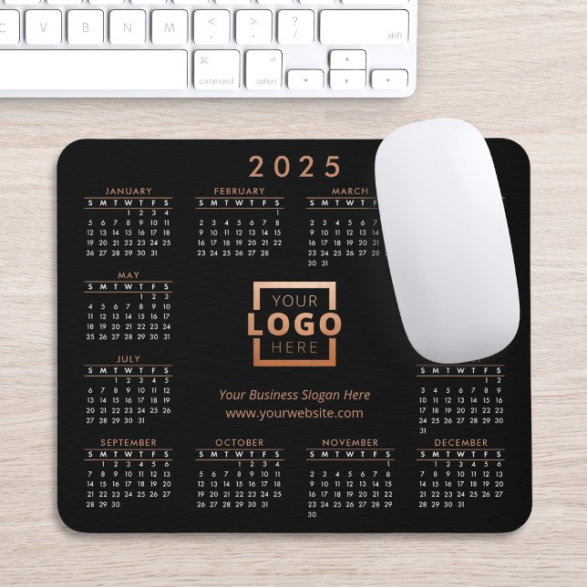 Kundenspezifisches Firmenlogo 2023 Kalender-Rose G Mousepad (Von Creator hochgeladen)