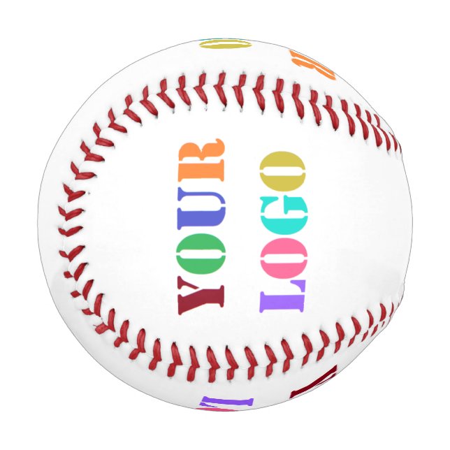 Kundenspezifisches Firmenlogo - Baseball-Geschenk  Baseball (Vorderseite Links)