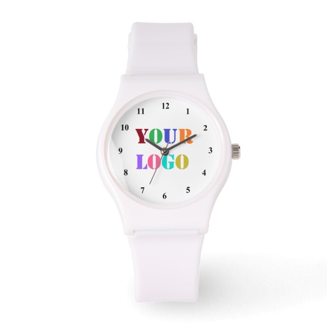 Kundenspezifisches Firmenlogo für Ihre Werbeaktion Armbanduhr (Vorderseite)