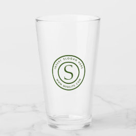 Kundenspezifisches förderndes Monogramm Forest Glas