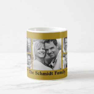 Kundenspezifisches Foto Becher Gold Kaffeetasse