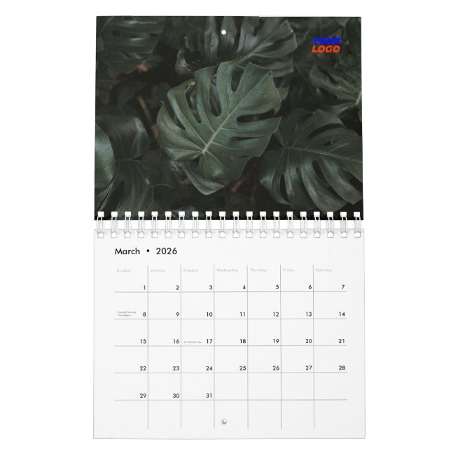 Kundenspezifisches Foto für Firmenlogo Kalender (Mär 2026)