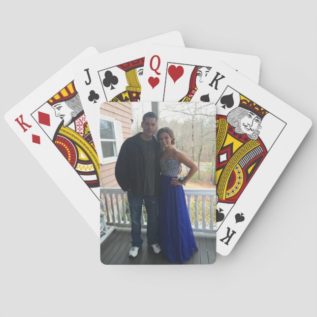 Kundenspezifisches Foto-Spielkarten Spielkarten (Rückseite)